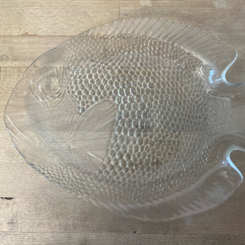 Vintage Arcoroc Fish Plates